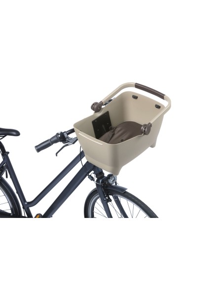 Hundefahrradkorb Basil Buddy KF 32 Liter 45 x 32 x 22 cm - Biscotti Brown