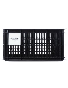 Recycelter Fahrradkasten Basil Crate S 17.5 Liter 29 x 39 x 20 cm - Schwarz