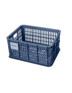 Recycelter Fahrradkasten Basil Crate S 17.5 Liter 29 x 39 x 20 cm - Bluestone
