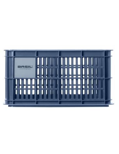 Recycelter Fahrradkasten Basil Crate S 17.5 Liter 29 x 39 x 20 cm - Bluestone