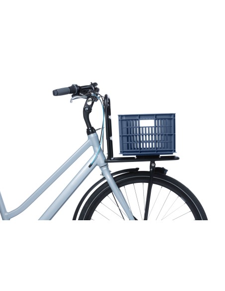 Recycelter Fahrradkasten Basil Crate S 17.5 Liter 29 x 39 x 20 cm - Bluestone