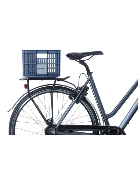 Recycelter Fahrradkasten Basil Crate S 17.5 Liter 29 x 39 x 20 cm - Bluestone