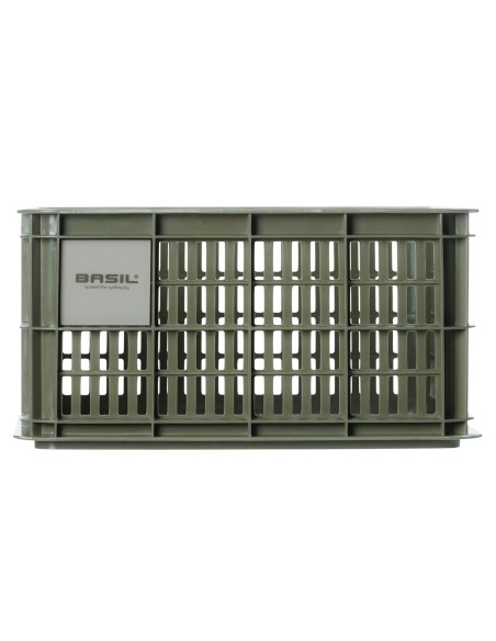 Recycelter Fahrradkasten Basil Crate S 17.5 Liter 29 x 39 x 20 cm - Moss Green