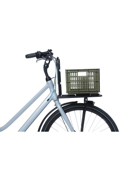 Recycelter Fahrradkasten Basil Crate S 17.5 Liter 29 x 39 x 20 cm - Moss Green