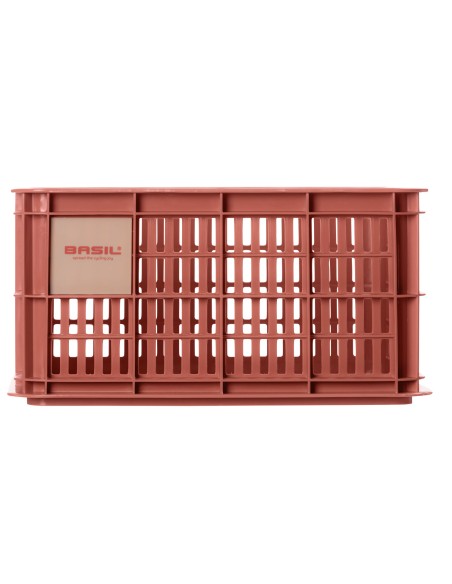 Recycelter Fahrradkasten Basil Crate S 17.5 Liter 29 x 39 x 20 cm - Terra Red