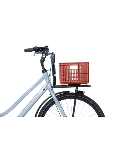 Recycelter Fahrradkasten Basil Crate S 17.5 Liter 29 x 39 x 20 cm - Terra Red