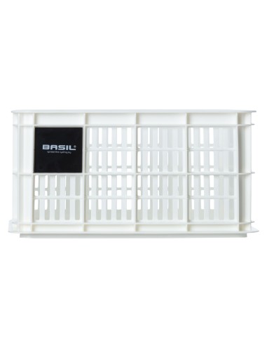 Recycelter Fahrradkasten Basil Crate S 17.5 Liter 29 x 39 x 20 cm - Bright White