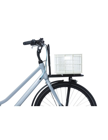 Recycelter Fahrradkasten Basil Crate S 17.5 Liter 29 x 39 x 20 cm - Bright White