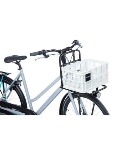 Recycelter Fahrradkasten Basil Crate S 17.5 Liter 29 x 39 x 20 cm - Bright White