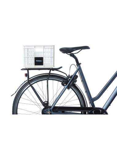 Recycelter Fahrradkasten Basil Crate S 17.5 Liter 29 x 39 x 20 cm - Bright White