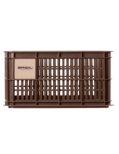 Recycelter Fahrradkasten Basil Crate S 17.5 Liter 29 x 39 x 20 cm - Brown