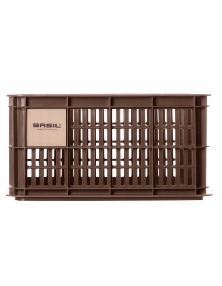 Recycelter Fahrradkasten Basil Crate S 17.5 Liter 29 x 39 x 20 cm - Brown