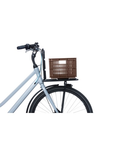 Recycelter Fahrradkasten Basil Crate S 17.5 Liter 29 x 39 x 20 cm - Brown