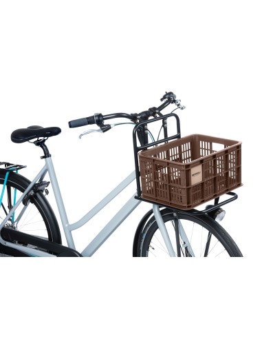 Recycelter Fahrradkasten Basil Crate S 17.5 Liter 29 x 39 x 20 cm - Brown