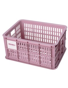 Recycelter Fahrradkasten Basil Crate S 17.5 Liter 29 x 39 x 20 cm - Blossom
