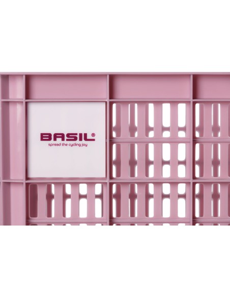 Recycelter Fahrradkasten Basil Crate S 17.5 Liter 29 x 39 x 20 cm - Blossom