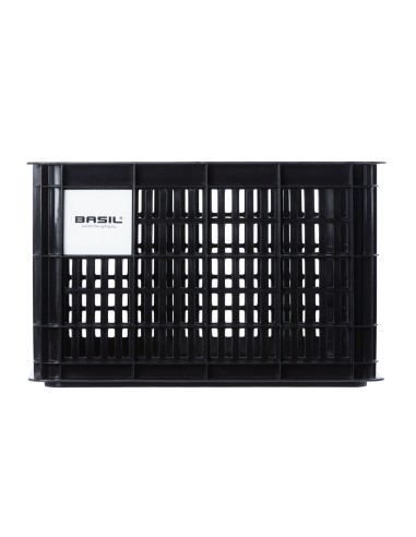 Recycelter Fahrradkasten Basil Crate M 29,5 Liter 35 x 45 x 25 cm - Black