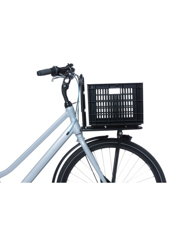 Recycelter Fahrradkasten Basil Crate M 29,5 Liter 35 x 45 x 25 cm - Black