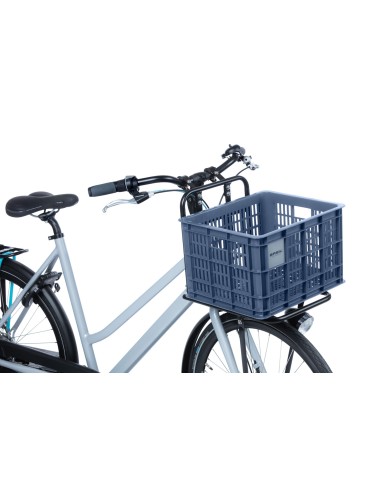 Recycelter Fahrradkasten Basil Crate M 29,5 Liter 35 x 45 x 25 cm - Bluestone