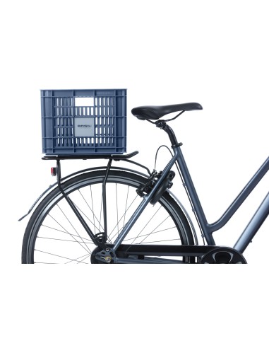 Recycelter Fahrradkasten Basil Crate M 29,5 Liter 35 x 45 x 25 cm - Bluestone