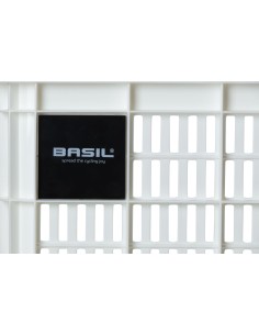 Recycelter Fahrradkasten Basil Crate M 29,5 Liter 35 x 45 x 25 cm - Bright White