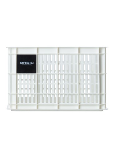 Recycelter Fahrradkasten Basil Crate M 29,5 Liter 35 x 45 x 25 cm - Bright White
