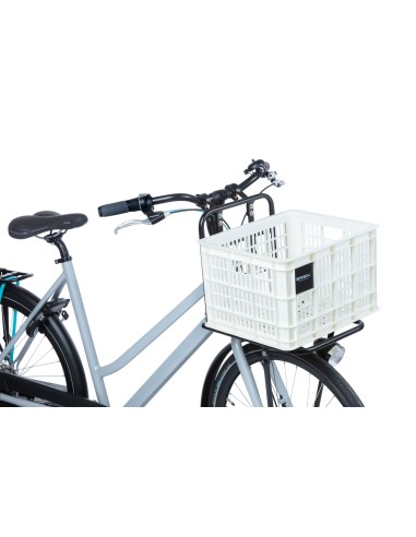 Recycelter Fahrradkasten Basil Crate M 29,5 Liter 35 x 45 x 25 cm - Bright White