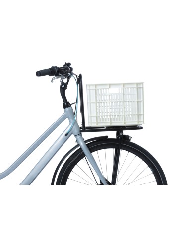 Recycelter Fahrradkasten Basil Crate M 29,5 Liter 35 x 45 x 25 cm - Bright White
