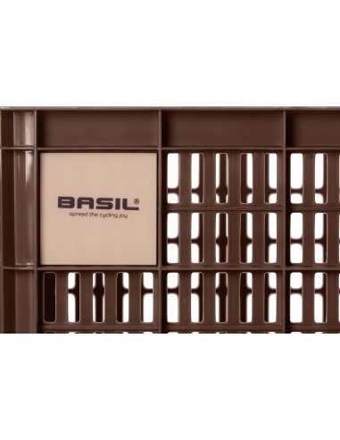Recycelter Fahrradkasten Basil Crate M 29,5 Liter 35 x 45 x 25 cm - Brown