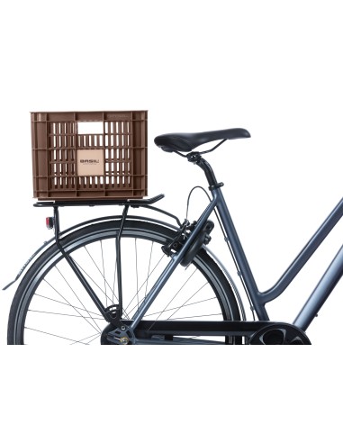 Recycelter Fahrradkasten Basil Crate M 29,5 Liter 35 x 45 x 25 cm - Brown