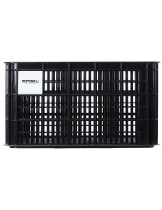 Recycelter Fahrradkasten Basil Crate L 40,0 Liter 39 x 49 x 26 cm - Black