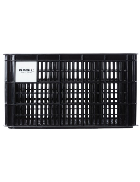 Recycelter Fahrradkasten Basil Crate L 40,0 Liter 39 x 49 x 26 cm - Black