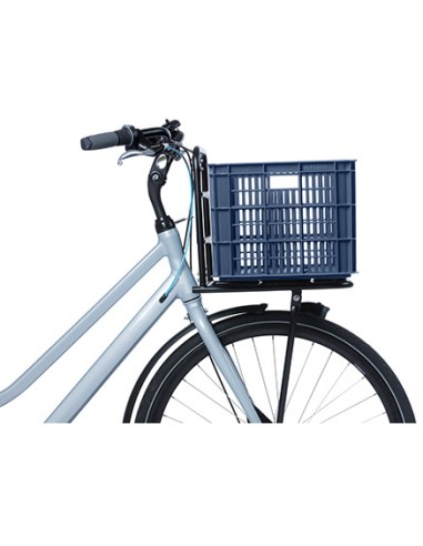 Recycelter Fahrradkasten Basil Crate L 40,0 Liter 39 x 49 x 26 cm - Bluestone