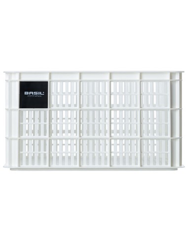 Recycelter Fahrradkasten Basil Crate L 40,0 Liter 39 x 49 x 26 cm- Bright White