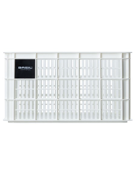 Recycelter Fahrradkasten Basil Crate L 40,0 Liter 39 x 49 x 26 cm- Bright White