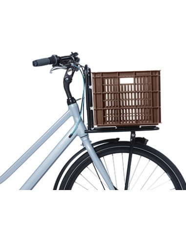 Recycelter Fahrradkasten Basil Crate L 40,0 Liter 39 x 49 x 26 cm - Chocolate Brown
