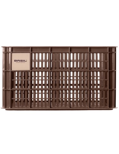 Recycelter Fahrradkasten Basil Crate L 40,0 Liter 39 x 49 x 26 cm - Chocolate Brown