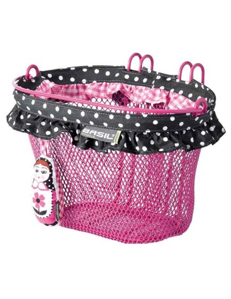 Kinderkorb Basil Jasmin Baboushka 28 x 20 x 18 cm - Rosa