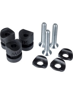 Studs Basil MIK SIDE - 3 Bolzen-Set - Schwarz