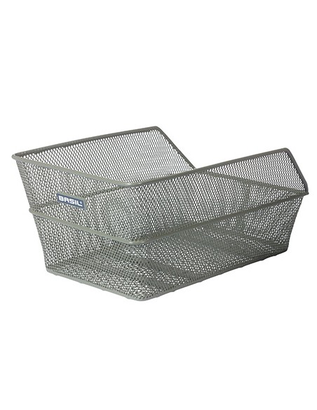 Fahrradkorb für Hinten Basil Cento FM mit Festmontage 38 x 24 x 11 cm - Olivgrün