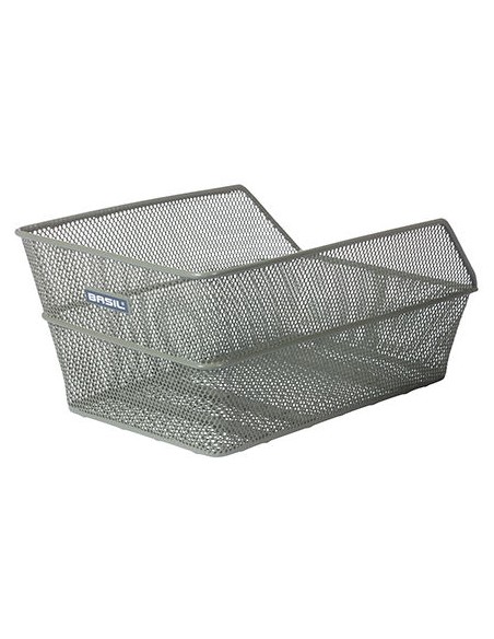 Fahrradkorb für Hinten Basil Cento FM Flower mit Festmontage 38 x 24 x 11cm - Olivgrün