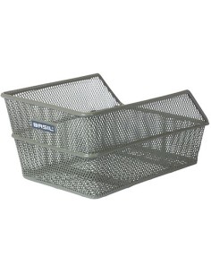 Fahrradkorb für Hinten Basil Cento S FM Flower mit Festmontage 31 x 21 x 9 cm - Olivgrün