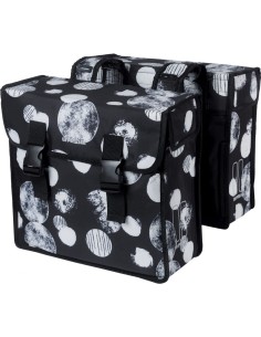 Doppelpacktasche Basil Mara XL Sphere 35 Liter 14 x 36 x 44 cm - Schwarz/Grau