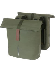 Doppelpacktasche Basil City 28-32 Liter 12 x 29 x 30 cm - Moss Green