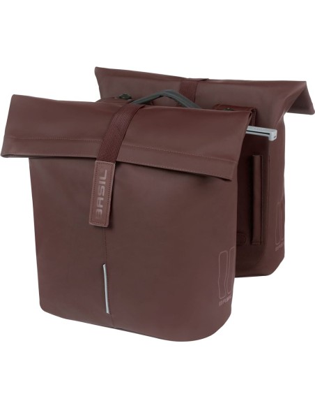 Doppelpacktasche Basil City MIK 28-32 Liter 12 x 30 x 33 cm   Roasted Brown