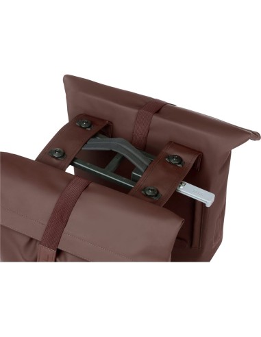 Doppelpacktasche Basil City MIK 28-32 Liter 12 x 30 x 33 cm   Roasted Brown