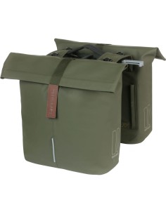 Doppelpacktasche Basil City MIK 28-32 Liter 12 x 30 x 33 cm   Moss Green