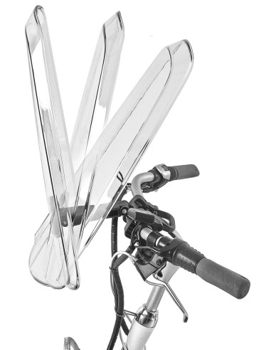 Windschutzscheibe Polisport - universelle Lenkerhalterung