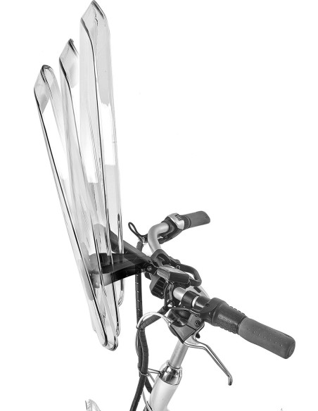 Windschutzscheibe Polisport - universelle Lenkerhalterung