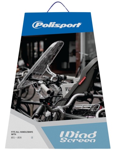 Windschutzscheibe Polisport - universelle Lenkerhalterung